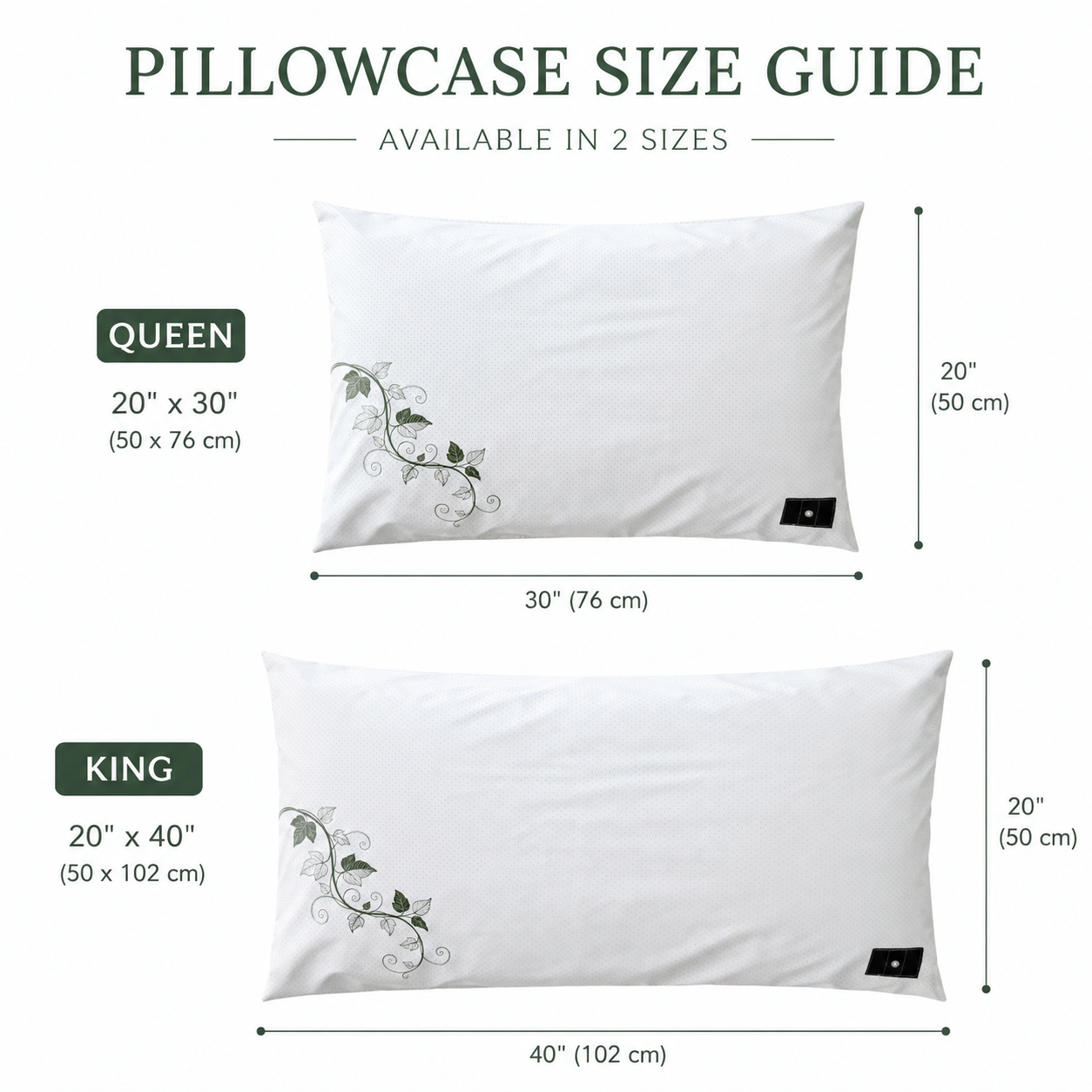 Earth Lynk White Grounding Pillowcase