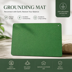 Grounding Mat with Green Grass Texture
