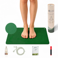 Grounding Mat with Green Grass Texture