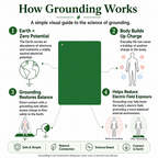Grounding Mat with Green Grass Texture