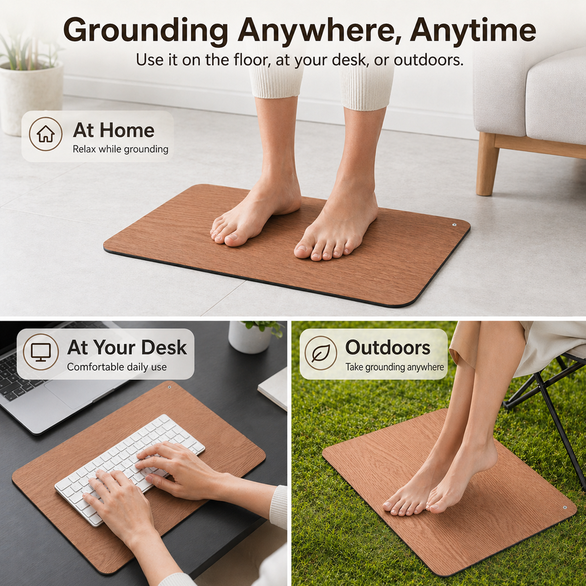 Wood Grain Grounding Mat