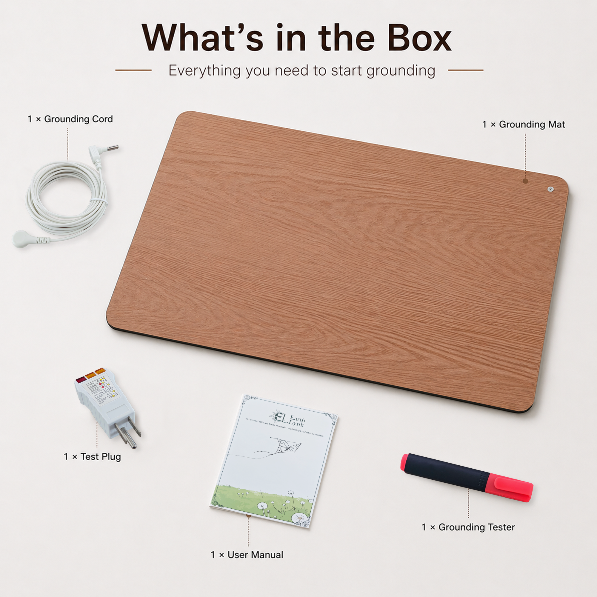 Wood Grain Grounding Mat