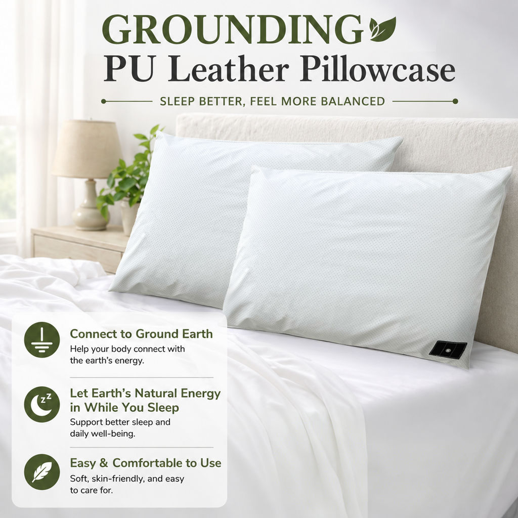 Earth Lynk White Grounding Pillowcase